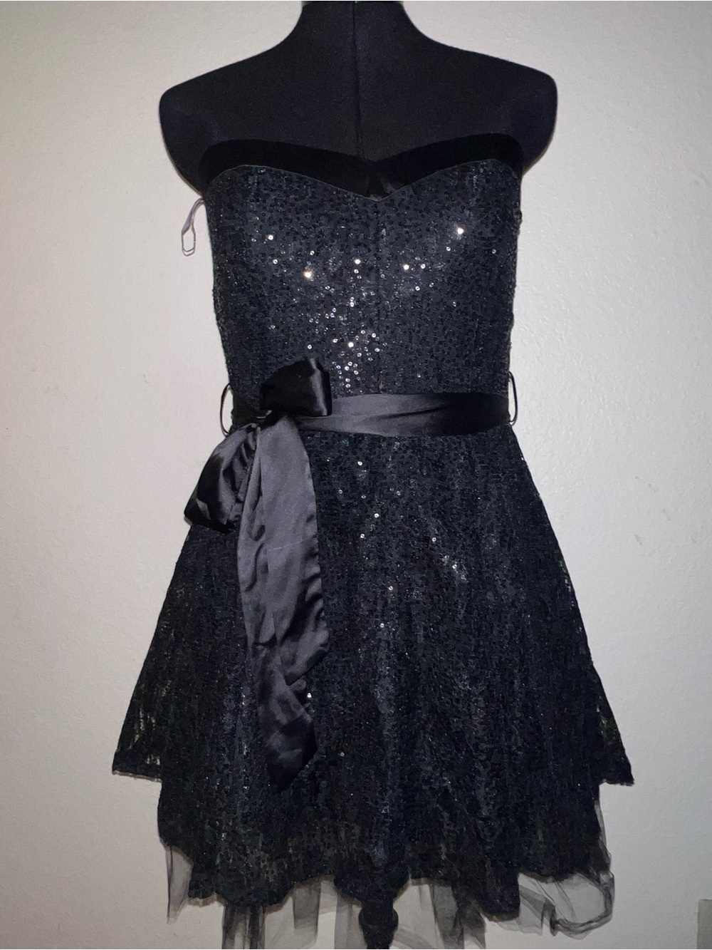 NWT Potter’s Pot Sequin Strapless Dress –